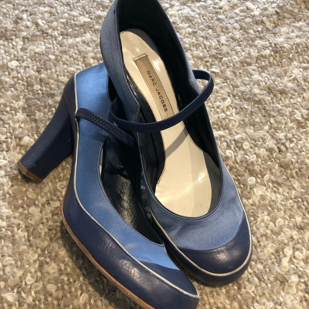 Mary Jane Blue Marc Jacobs Pumps